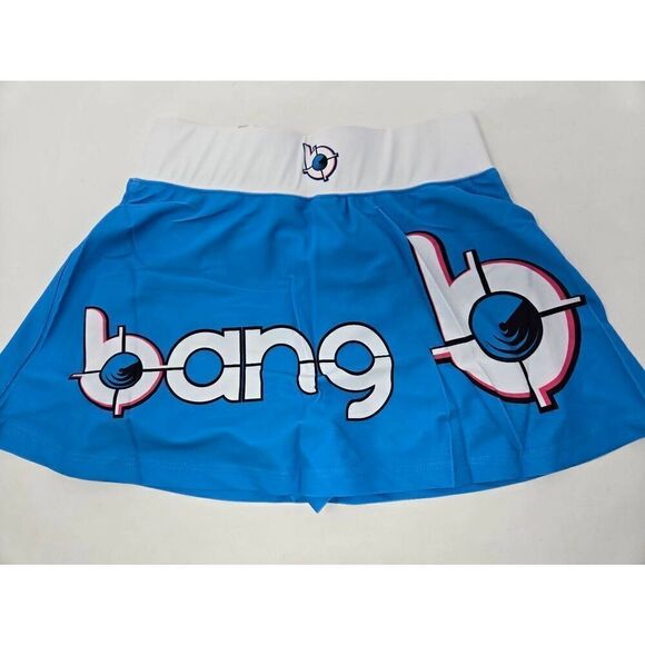 BANG ENERGY REVOLUTION GAMEDAY ATHLETIC SKIRT SKORT BLUE WOMENS MEDIUM NEW - Picture 5 of 6